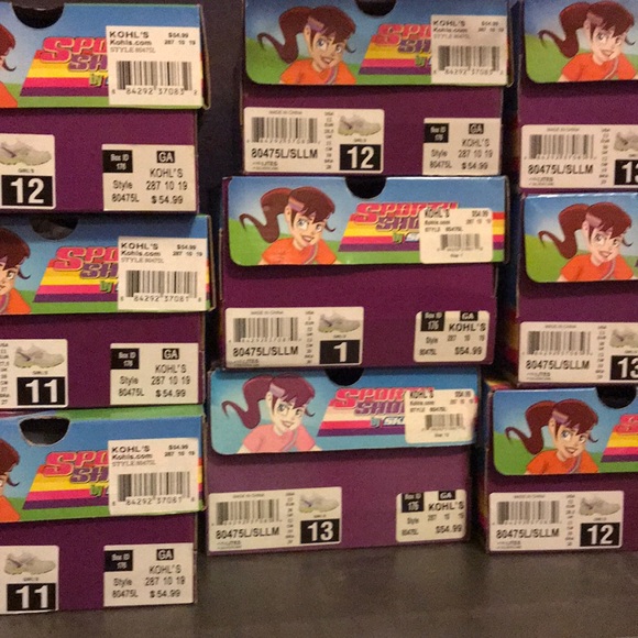 176 Skechers sporty shorty hi lites 80475L/SLLM LIME girls shoes size 11 12 13 1 - Picture 8 of 8